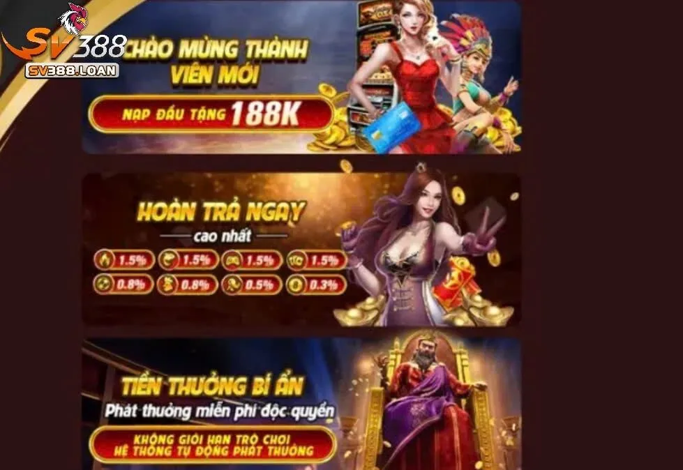 Khuyến Mãi Sv388 2 Sự kiện tặng thưởng 20% cho lần nạp thứ hai tại Sv388 Casino
